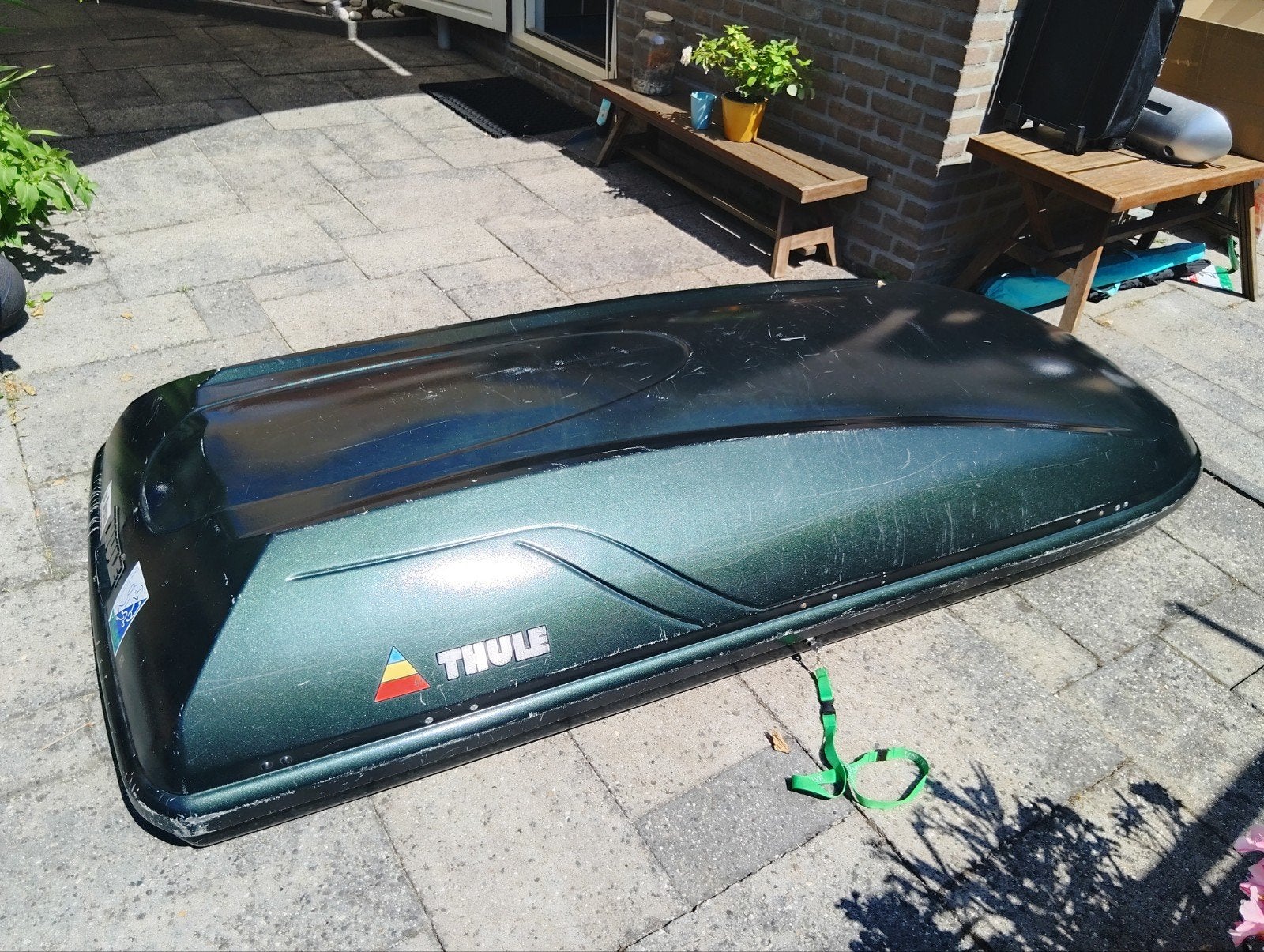 Thule dakkoffer, Ophalen, Gebruikt