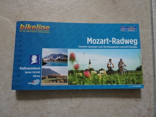 Bikeline Mozart Radweg, Overige merken, Fiets- of Wandelgids, Europa, Ophalen of Verzenden