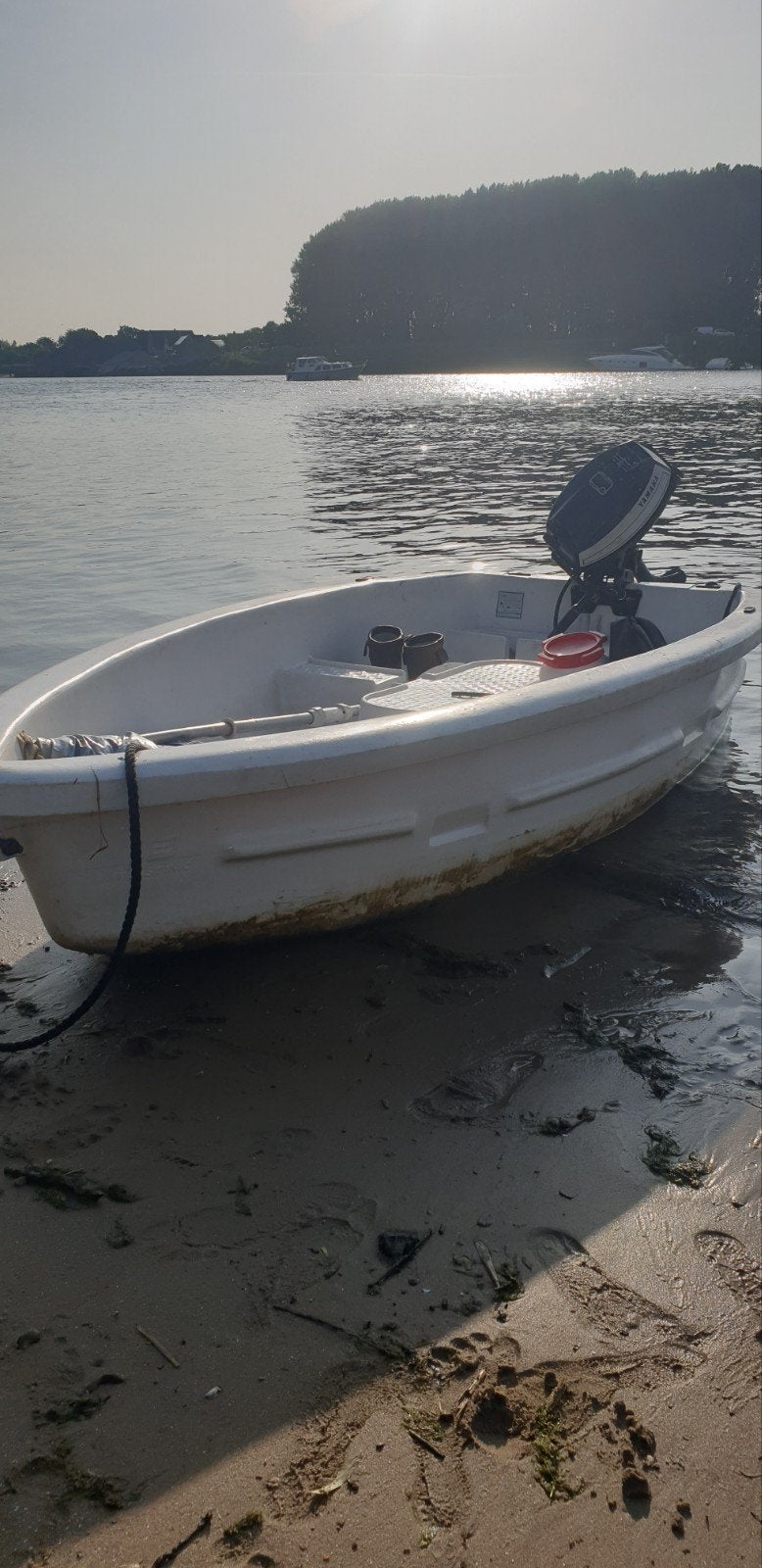 Kunststof boot met 5pk yamaha, Watersport en Boten, Ophalen of Verzenden