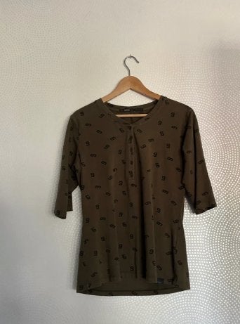 Penn&Ink N.Y. shirt met 3/4 mouwen en '9' print - XL, Maat 46/48 (XL) of groter, Ophalen of Verzenden, Zo goed als nieuw, Lange mouw