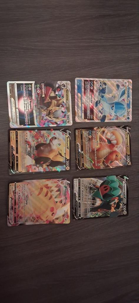 6 jumbo pokémon kaarten., Hobby en Vrije tijd, Verzamelkaartspellen | Pokémon, Verzenden, Meerdere kaarten