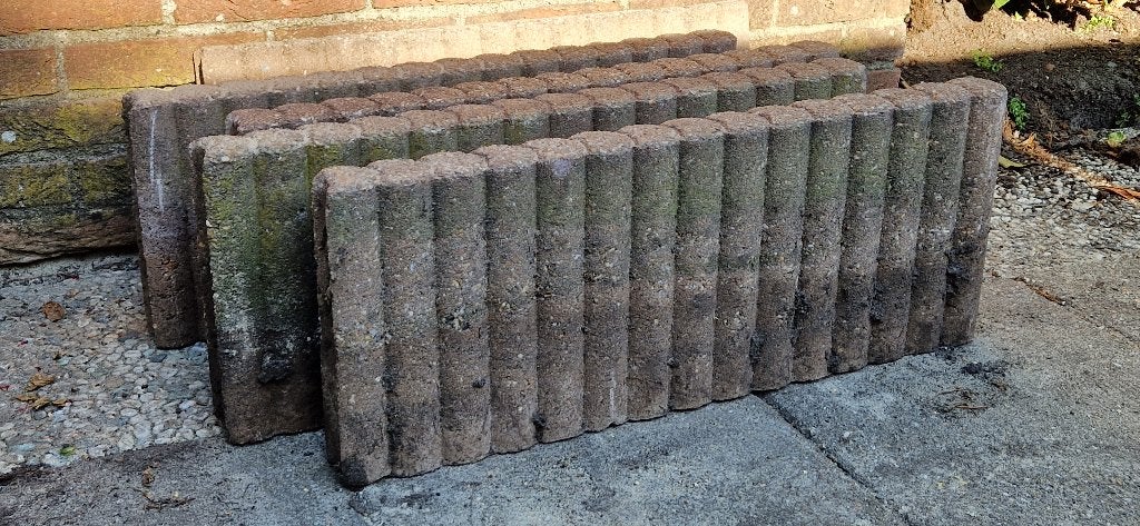 5x palissade/ rondoband, Tuin en Terras, Ophalen, Gebruikt, 25 tot 50 cm, Border
