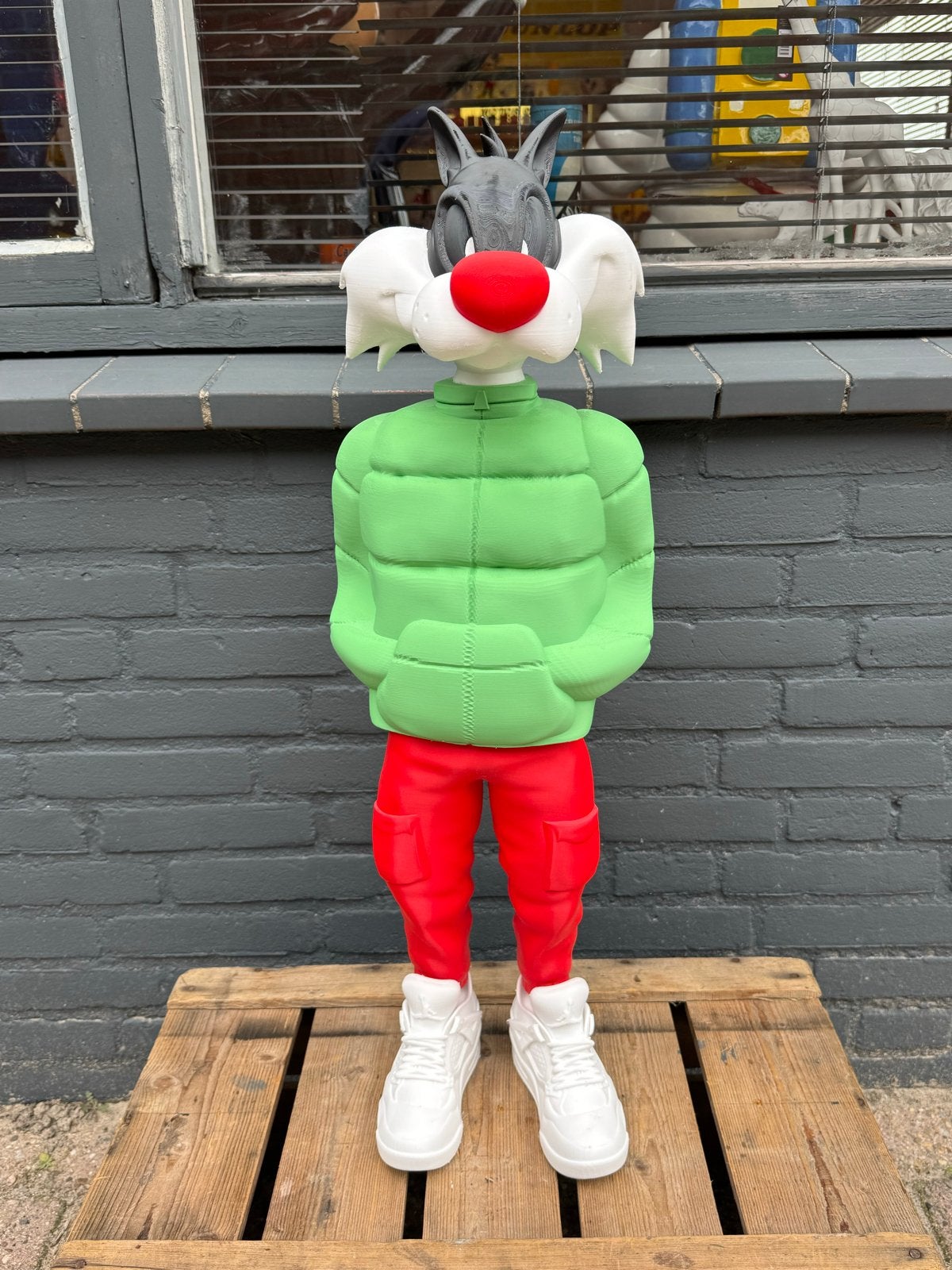 Sylvester de Kat beeld - Uniek decoratiestuk, Ophalen, Zo goed als nieuw, Dier