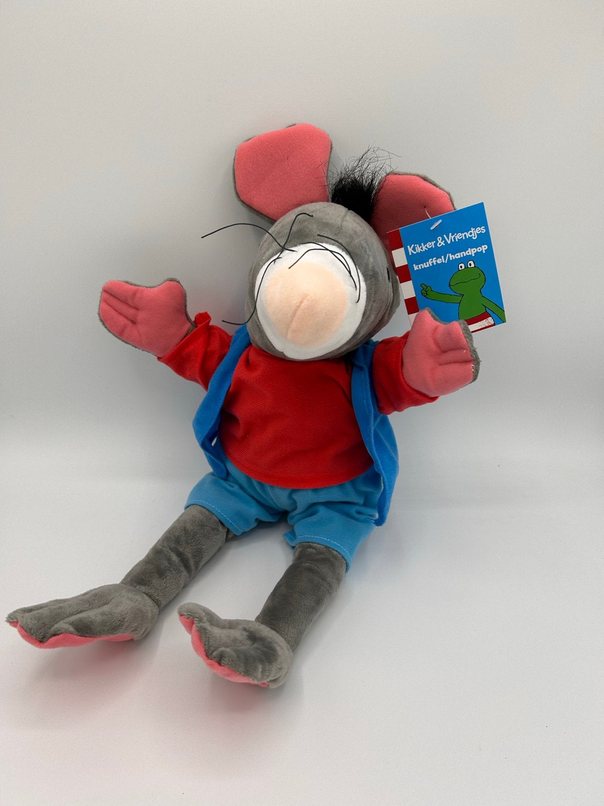 Max Velthuijs Kikker & Vriendjes Handpop Muis Knuffel, Kinderen en Baby's, Speelgoed | Knuffels en Pluche, Muis, Overige merken