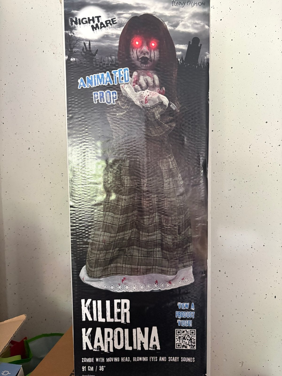 Halloween Animatronics: Kraai, Pompoen, Killer Karolina, Clo, Verzenden, Nieuw, Feestartikel, Halloween of Griezel