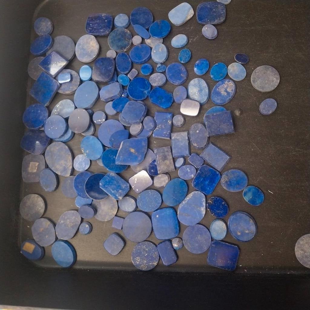 Lot met lapis lazuli zegelstenen, Sieraden, Tassen en Uiterlijk, -, -, Nieuw, Ophalen of Verzenden