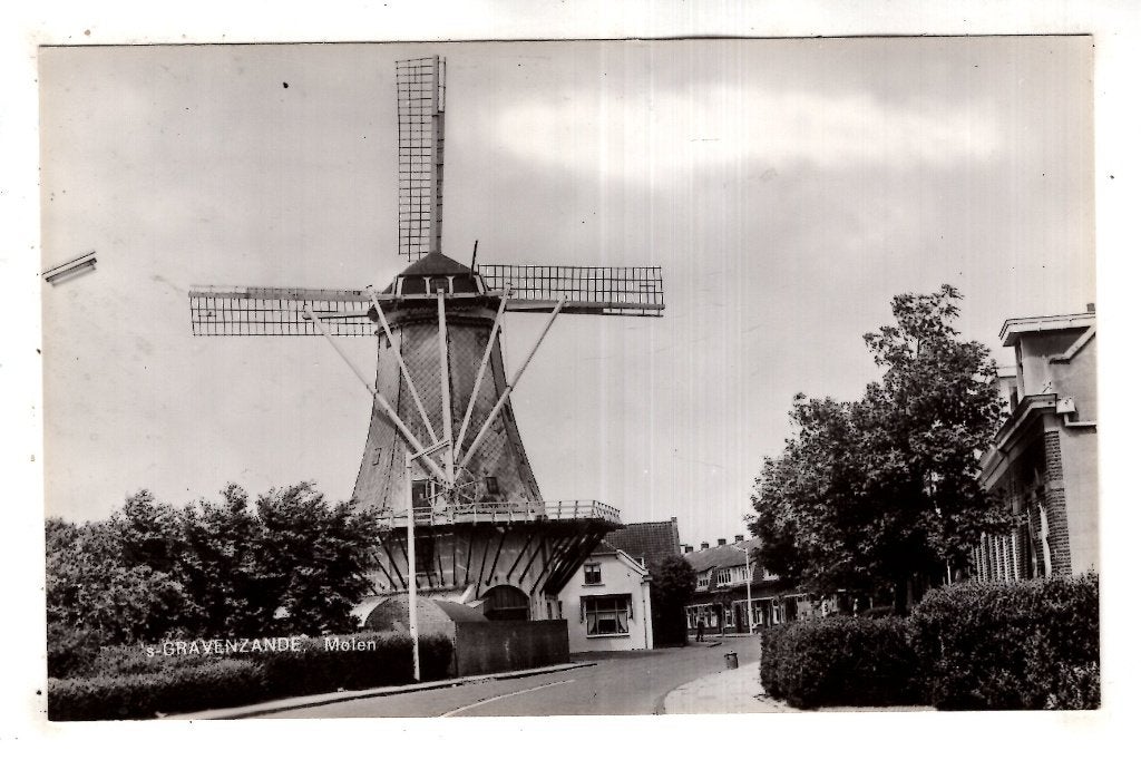 's Gravenzande Molen, Verzenden, 1940 tot 1960, Ongelopen, Zuid-Holland