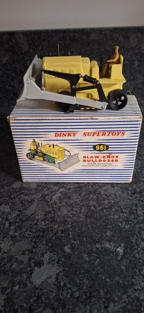 Vintage Dinky Supertoys Blaw-Knox Bulldozer & Coles Kraan, Ophalen of Verzenden
