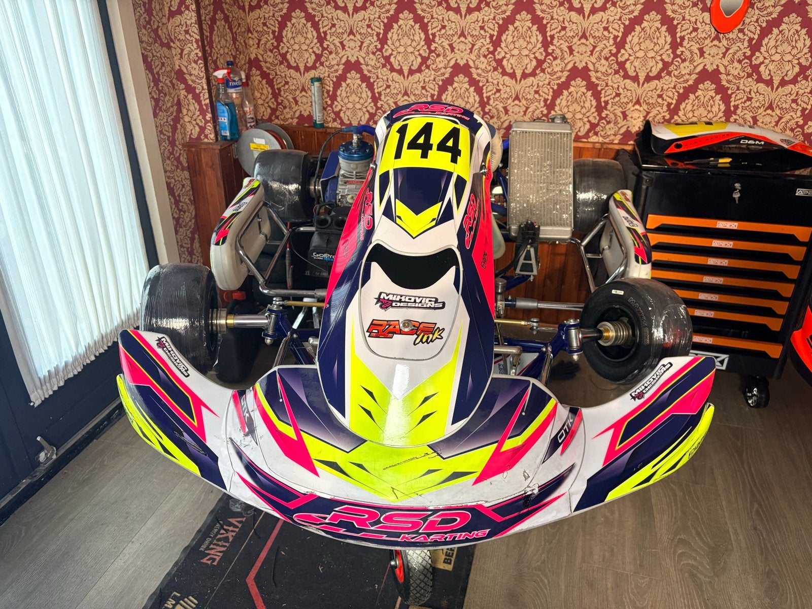 Complete kosmic otk kart met iame parilla motor, Ophalen of Verzenden, Gebruikt, Kart