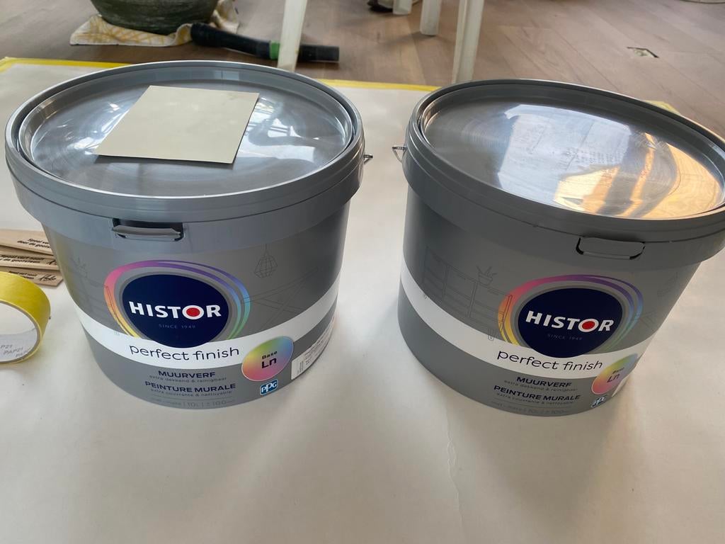 Latex muurverf Histor Color Tester Metallic Mist - PPG1032-1, Nieuw, Minder dan 100 cm, 25 tot 50 cm, 50 tot 100 cm