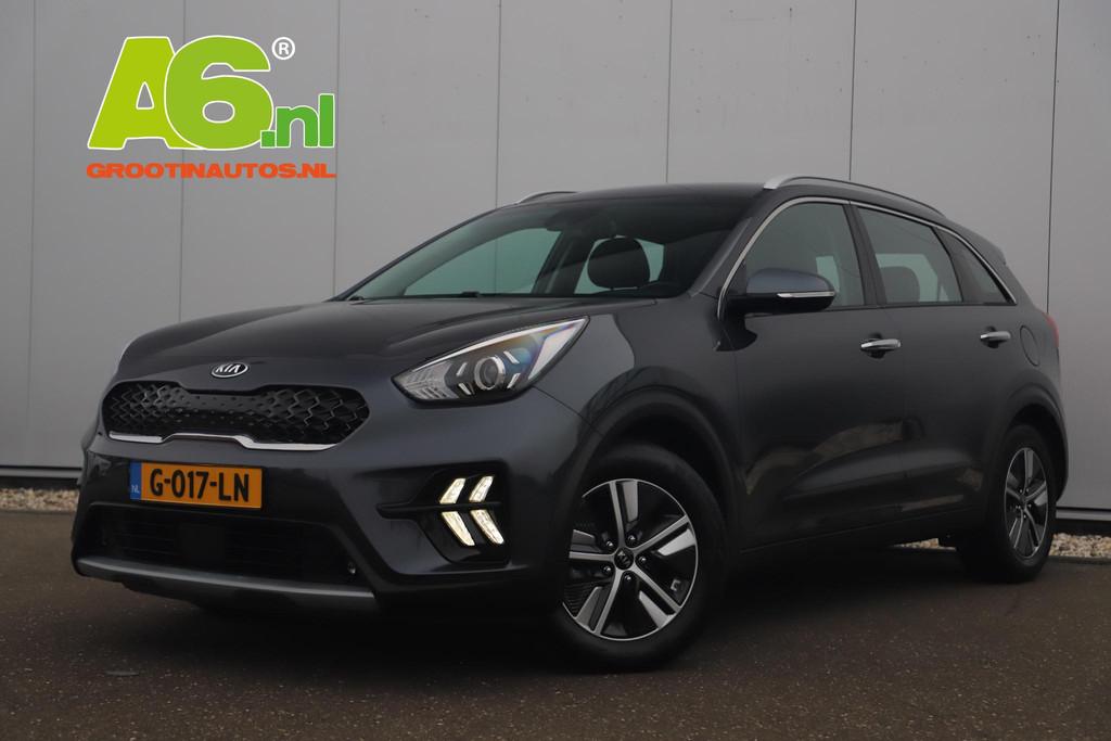 Kia Niro 1.6 GDi Hybrid DynamicLine 140PK Automaat Half Lede, Auto's, Kia, Bedrijf, Te koop, Niro, ABS, Achteruitrijcamera, Adaptive Cruise Control