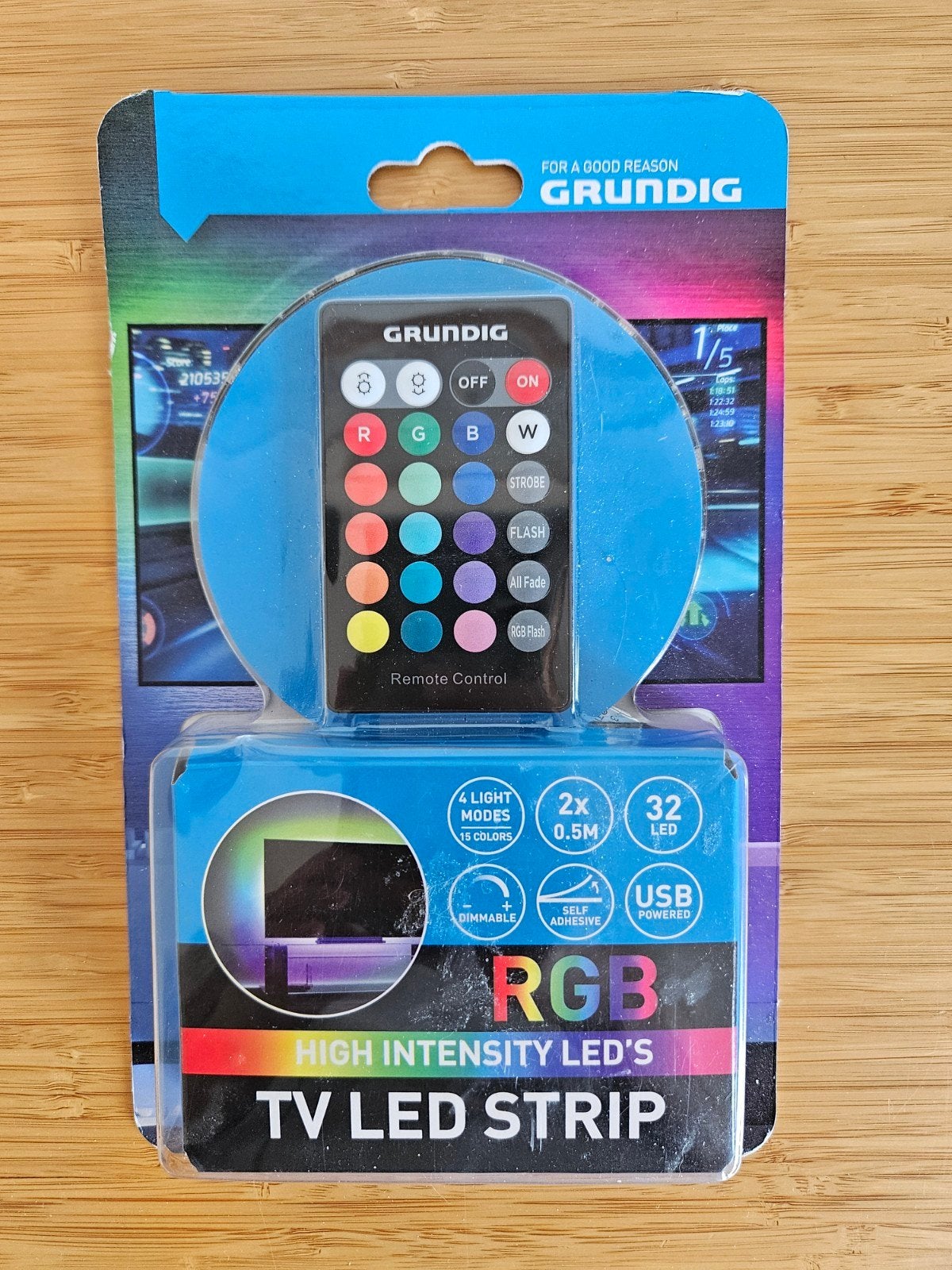 Grundig RGB TV LED Strip met Afstandsbediening, Ophalen of Verzenden, Nieuw