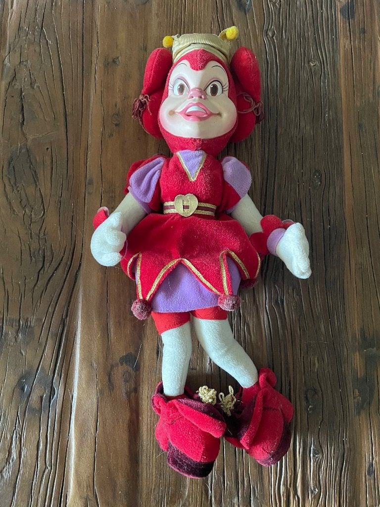 Grote Pardijntje pop Efteling (origineel), Verzamelen, Efteling, Ophalen of Verzenden, Zo goed als nieuw, Beeldje of Poppetje