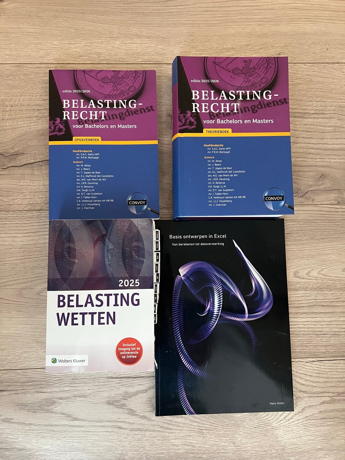 Belastingrecht & Belastingwetten 2025/2026 + Excel boek, Ophalen of Verzenden, Gamma, Nieuw, HBO