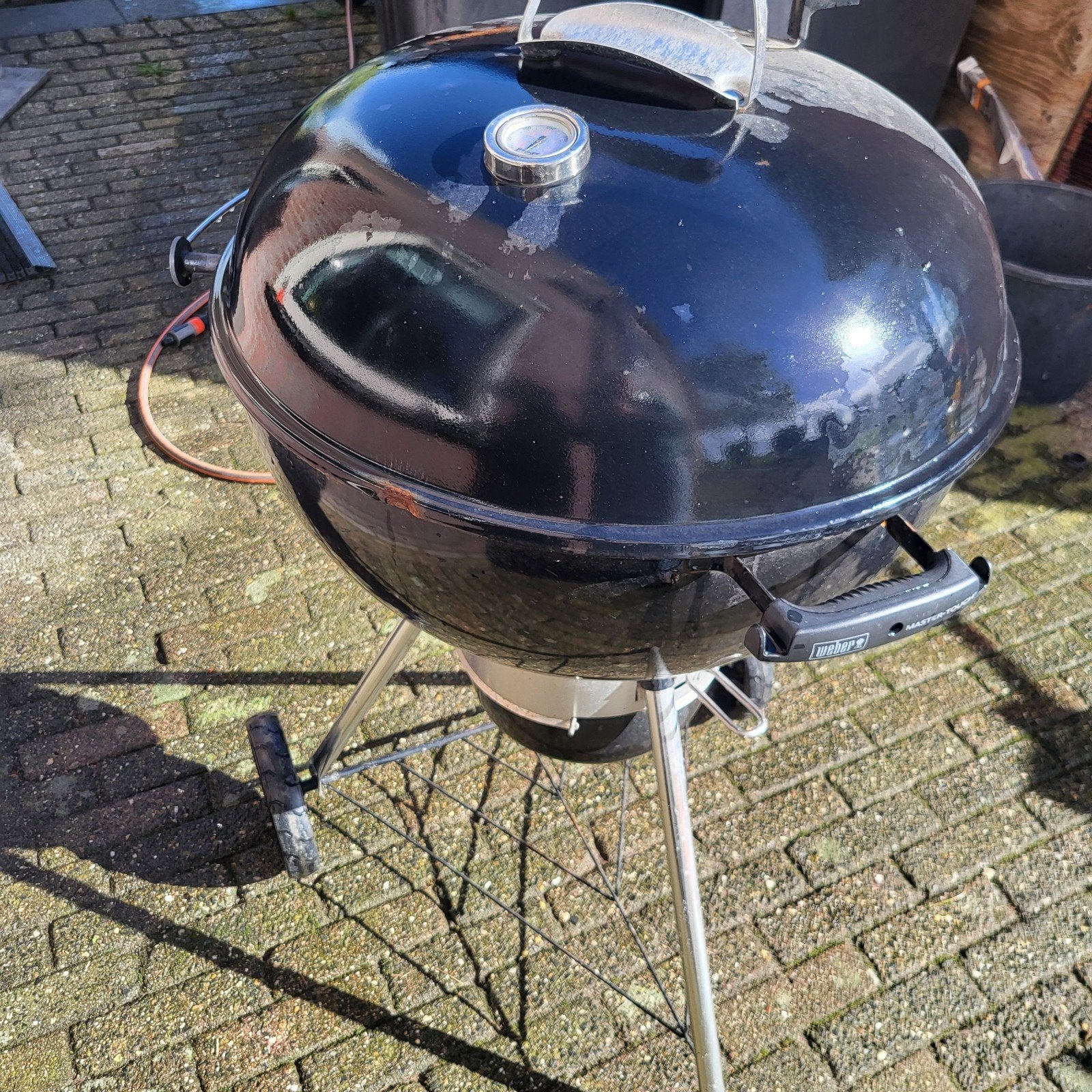 Weber Master-Touch GBS E-5750 BBQ met accessoires, Ophalen of Verzenden, Gebruikt, WEBER BBQ