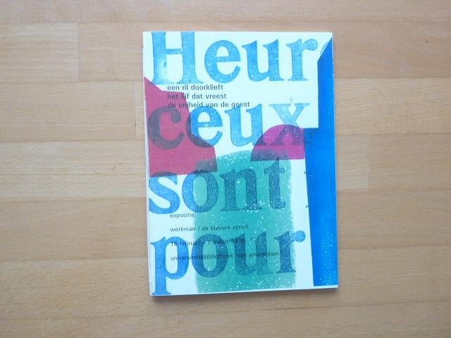Expositie Werkman en de blauwe schuit 1996, Boeken, Ophalen of Verzenden, Zo goed als nieuw, Grafische vormgeving