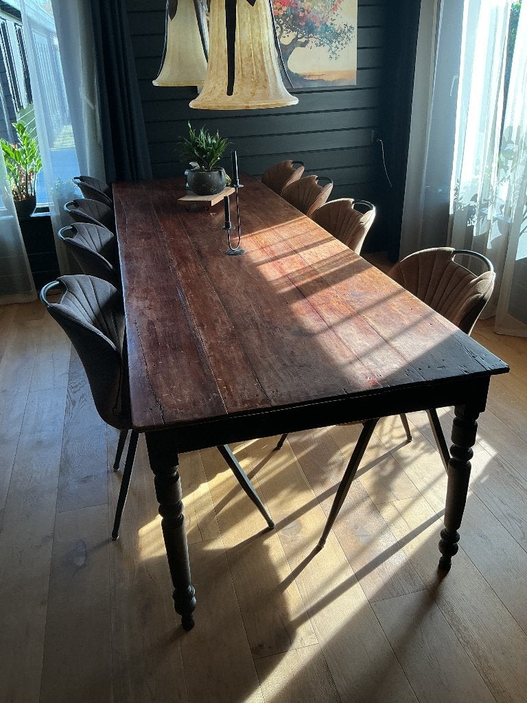 Antieke Franse boeren eettafel van 3,1 meter, Ophalen