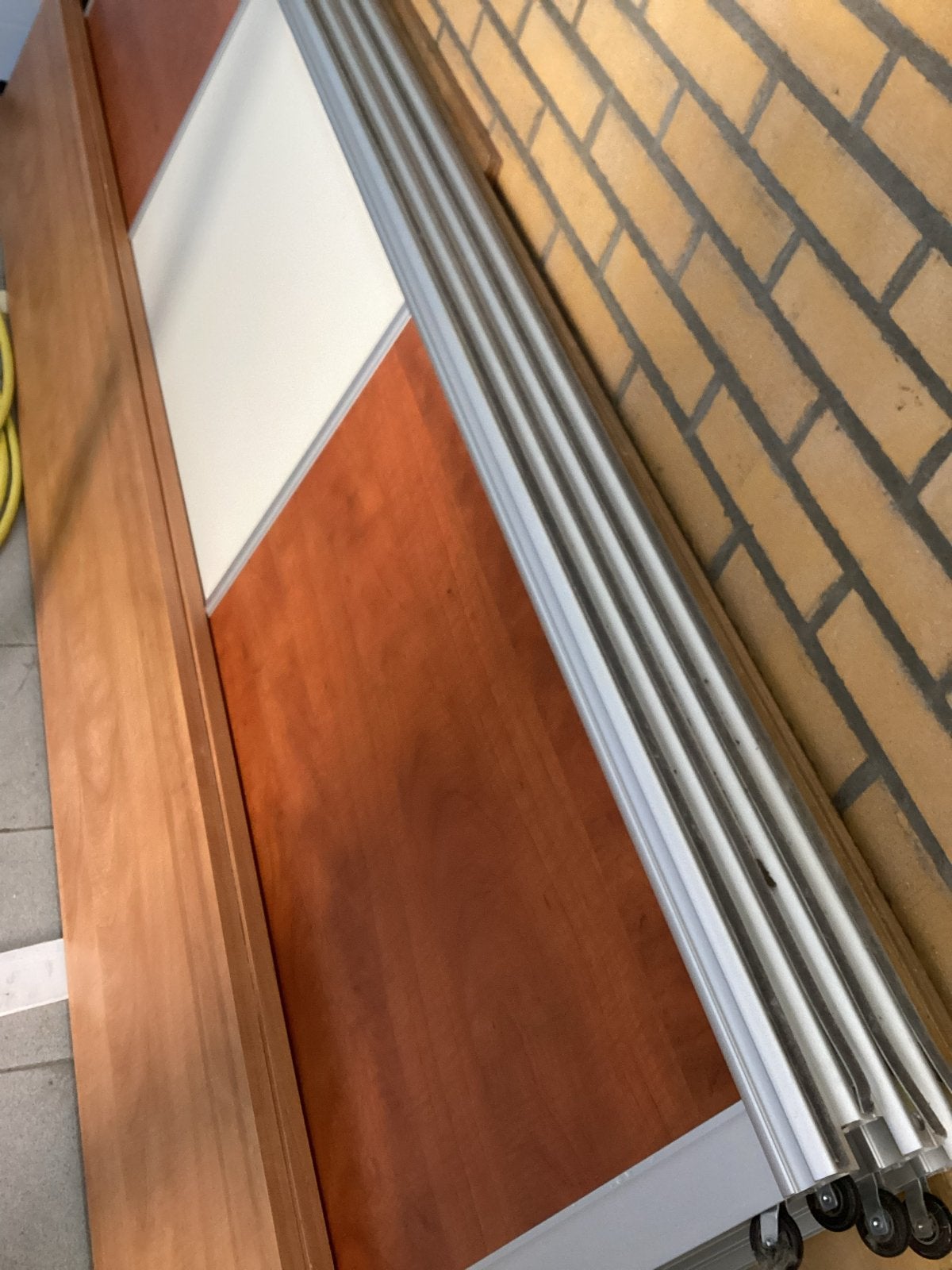 Garobe Schuifdeur 3.20 breed x 2.50 hoog, Huis en Inrichting, Ophalen, Gebruikt, 200 cm of meer, Minder dan 25 cm