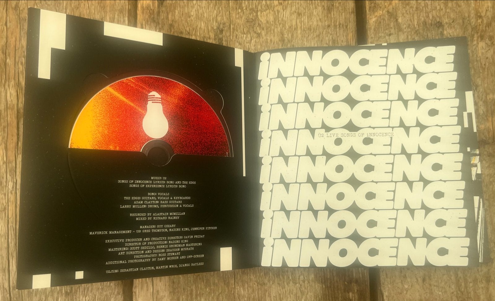U2 - iNNOCENCE + eXPERIENCE Live Songs CD, Pop, Ophalen of Verzenden, Zo goed als nieuw, Live-album