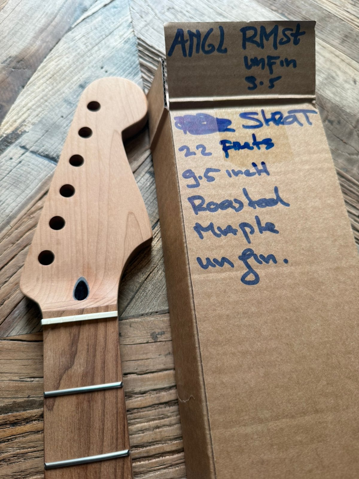 Stratocaster Roasted Maple hals-22 fret”ANGL RMST 22, Muziek en Instrumenten, Instrumenten | Onderdelen, Verzenden, Geen, Geen