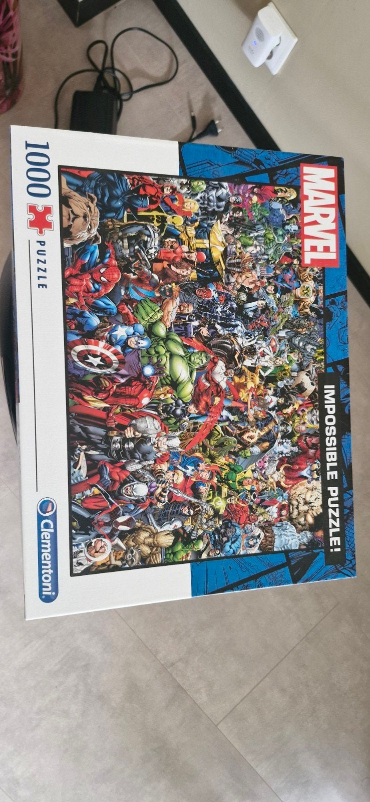 Marvel Impossible Puzzel 1000 stukjes Clementoni, Ophalen of Verzenden, 500 t/m 1500 stukjes, Zo goed als nieuw, Legpuzzel