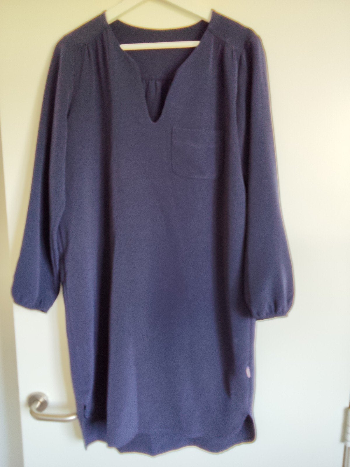 Tuniek/ korte jurk Donker blauw. Maat: 42., Kleding | Dames, Overige Dameskleding, Ophalen of Verzenden, Zo goed als nieuw