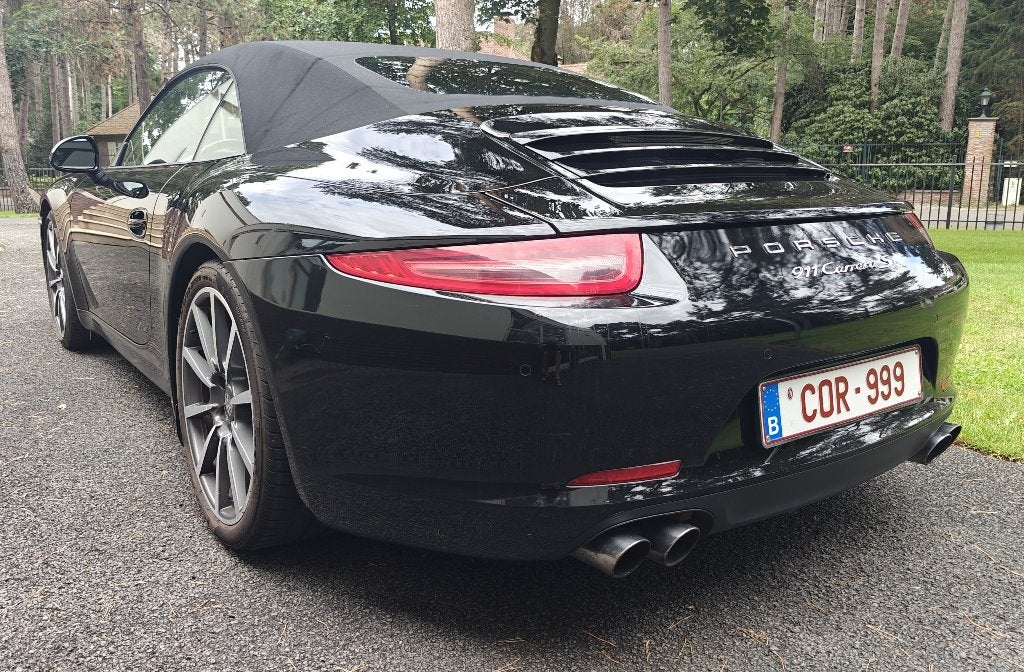 Porsche 991 Carrera S cabrio PDK, Auto's, Automaat, Euro 5, Achterwielaandrijving, Zwart
