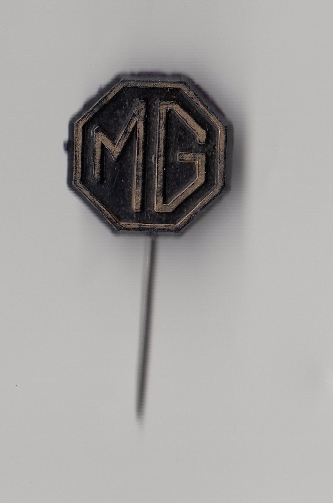 MG Auto logo speldje, Gebruikt, Niet vindbaar, Niet vindbaar, Speldje of Pin