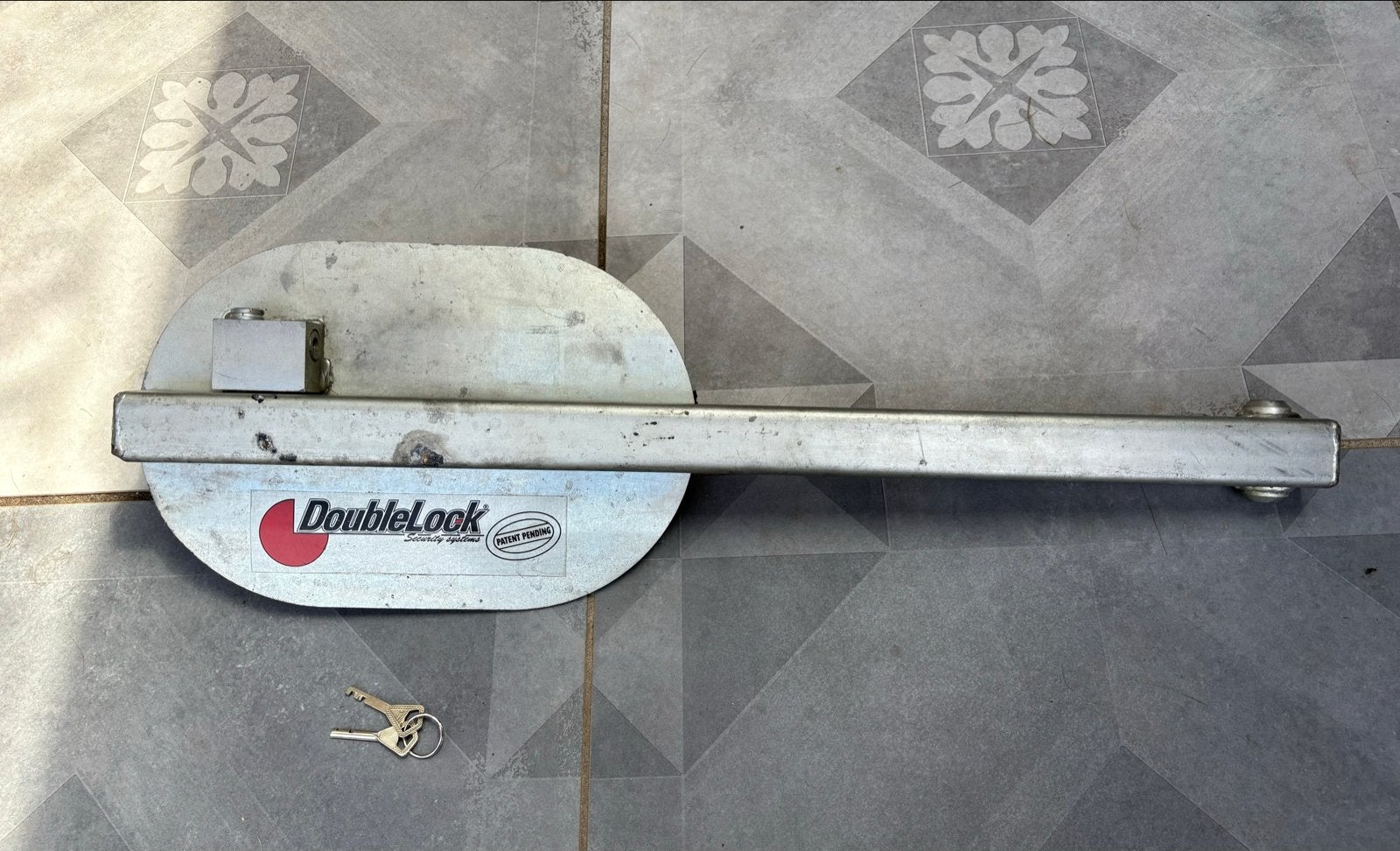 DoubleLock wielslot voor caravan of aanhanger, Ophalen of Verzenden, Gebruikt