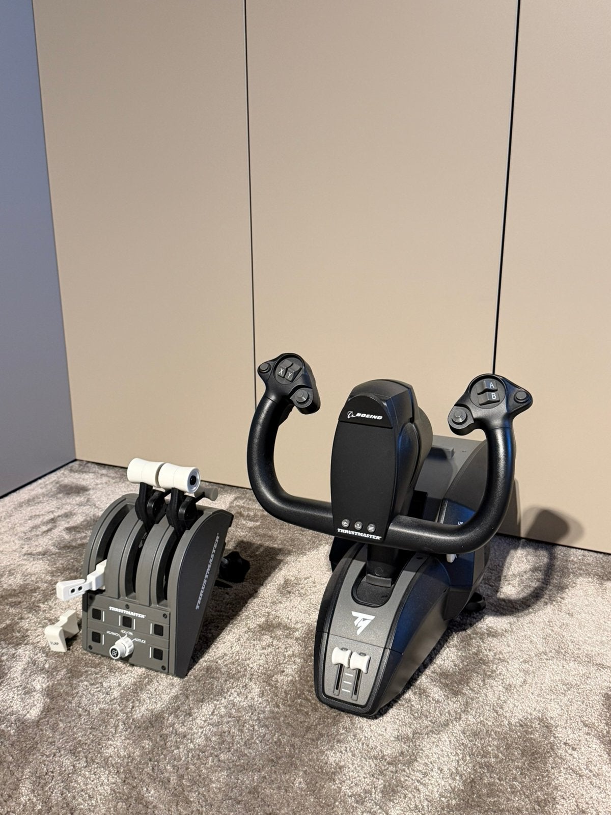 Thrustmaster TCA || Yoke Pack Boeing Edition, Computers en Software, Ophalen, Gebruikt