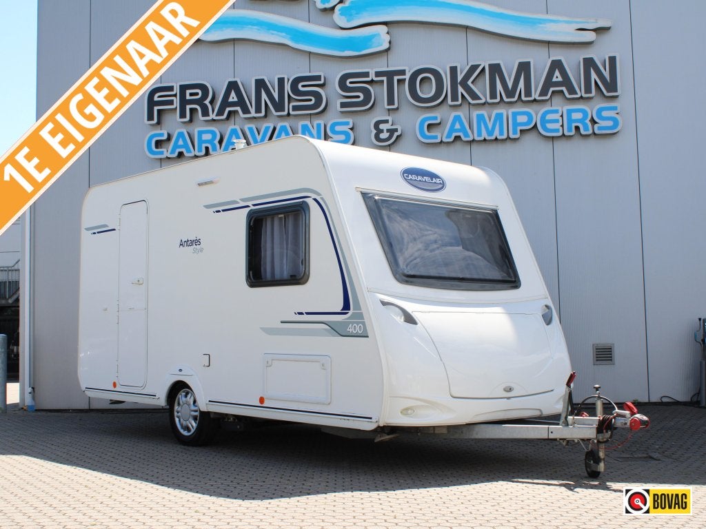 Caravelair Antares Style 400 Mover Voortent Fietsenrek, Schokbreker, Bedrijf, Treinzit, 750 - 1000 kg