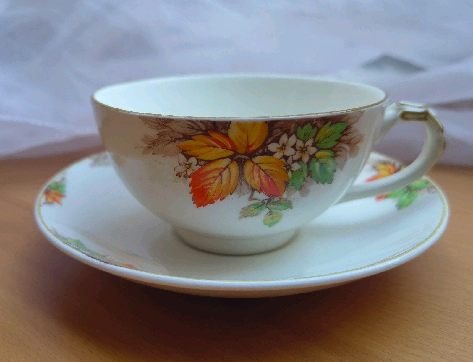 Set van 2 vintage Empire England theekopjes met schotels, Antiek en Kunst, Ophalen