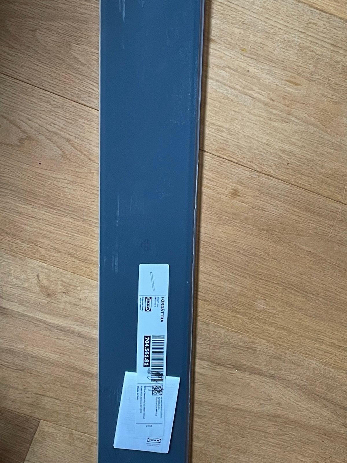 IKEA FORBÄTTRA Plint Donkergrijs 213x11cm, Doe-het-zelf en Verbouw, Plinten en Afwerking, Overige materialen, Nieuw, Ophalen of Verzenden