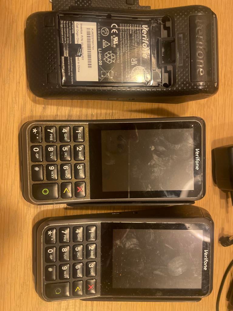 3 Verifone V400m mobiele pinautomaten, Ophalen of Verzenden
