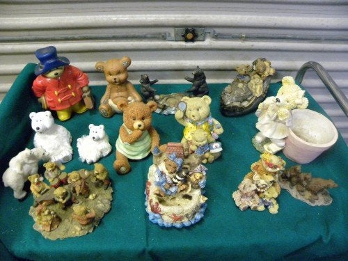 Beelden van beren, 10 stuks, groot, verschillende, Verzamelen, Beelden en Beeldjes, Ophalen of Verzenden