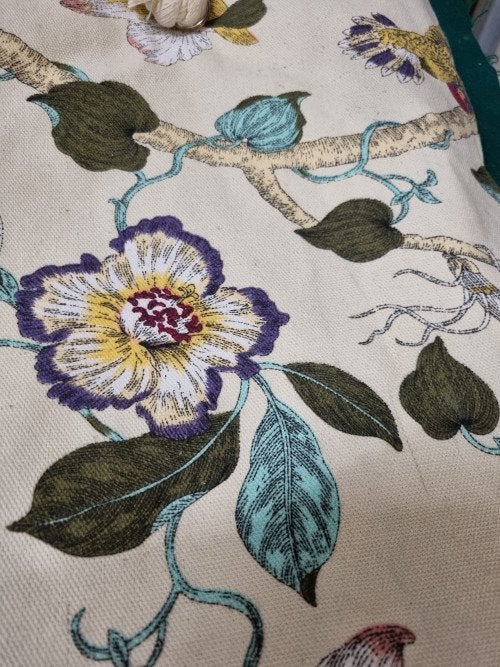 handtas shopper met bloemen katoen, Ophalen of Verzenden, 'T Olde Gre-j, Info@toldegrej.nl, Endepoelstraat 20f Didam