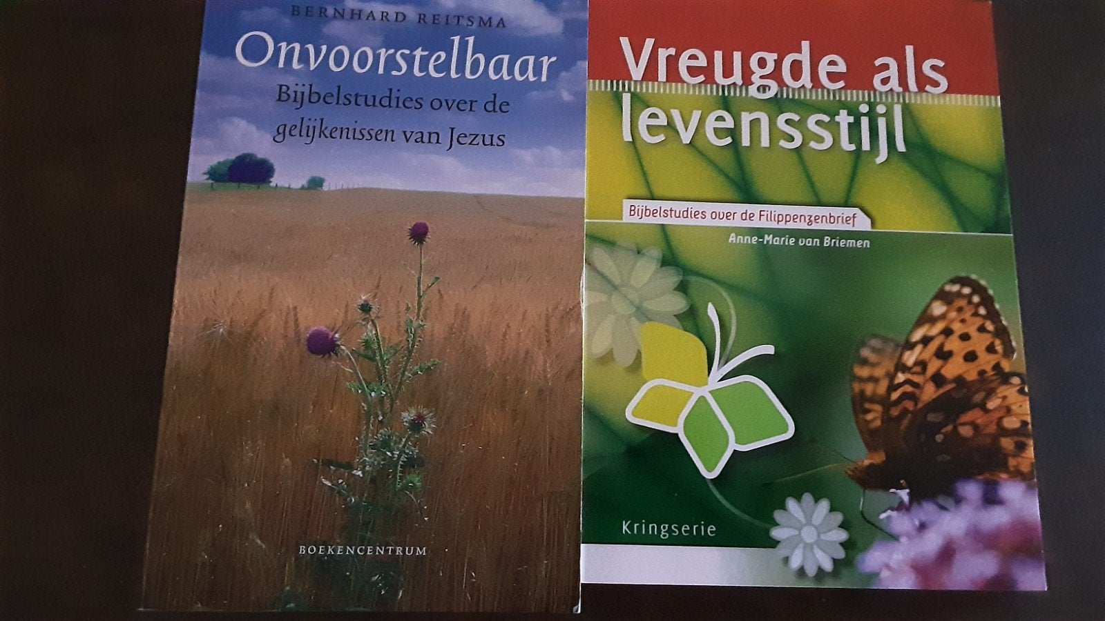 4 bijbelstudie boekjes, Ophalen of Verzenden, Zo goed als nieuw, Christendom | Protestants