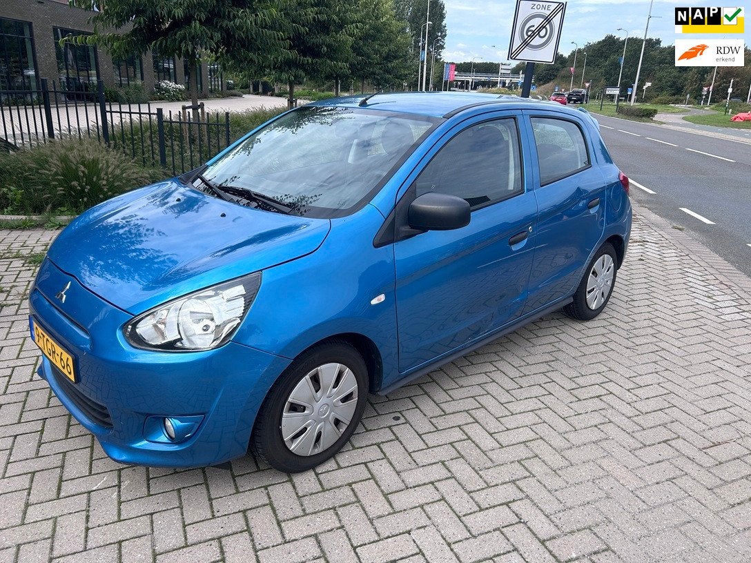 Mitsubishi Space Star 1.0 Inform 2014! AIRCO! NWE APK!, Auto's, Voorwielaandrijving, Euro 5, Stof, Gebruikt