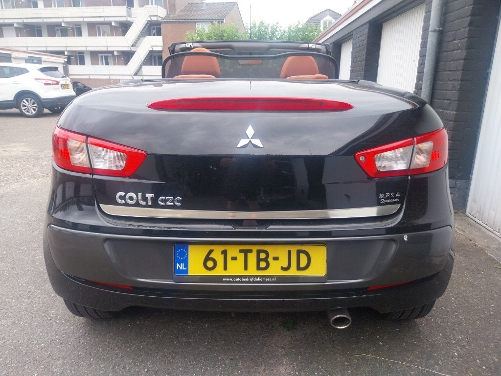 Mitsubishi Colt 1.5 CZC 2006 Zwart, Auto's, Voorwielaandrijving, 4 cilinders, Cabriolet, 4 stoelen