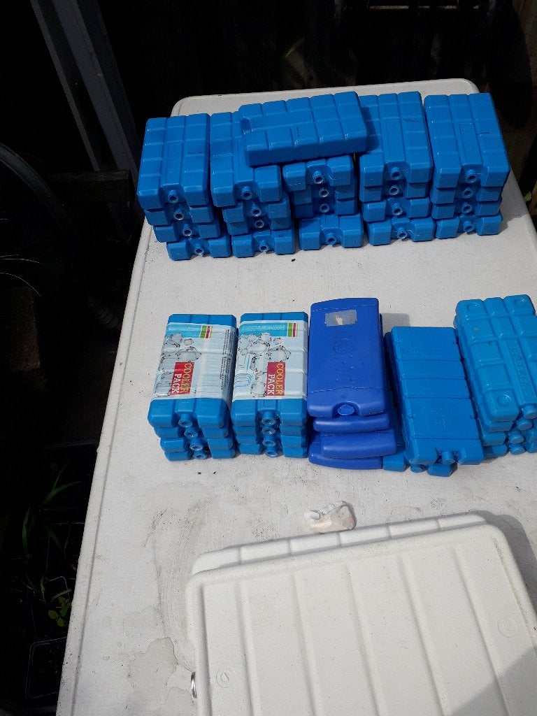 37 koel elementen, Ophalen, Gebruikt, Koel-accessoire, Koelelement