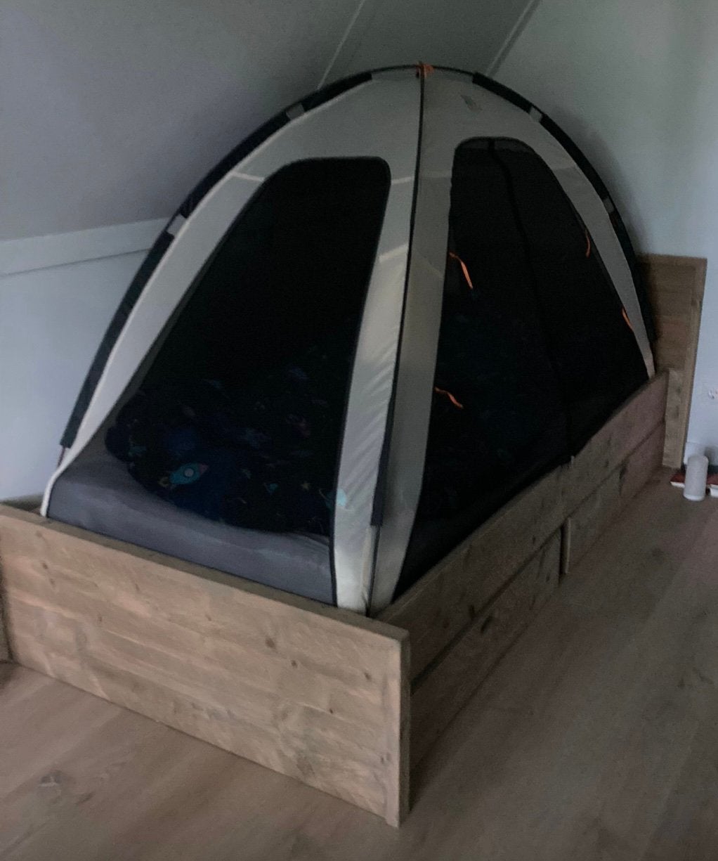 Deryan bedtent klamboe 200x90, Ophalen of Verzenden, Zo goed als nieuw, Klamboe