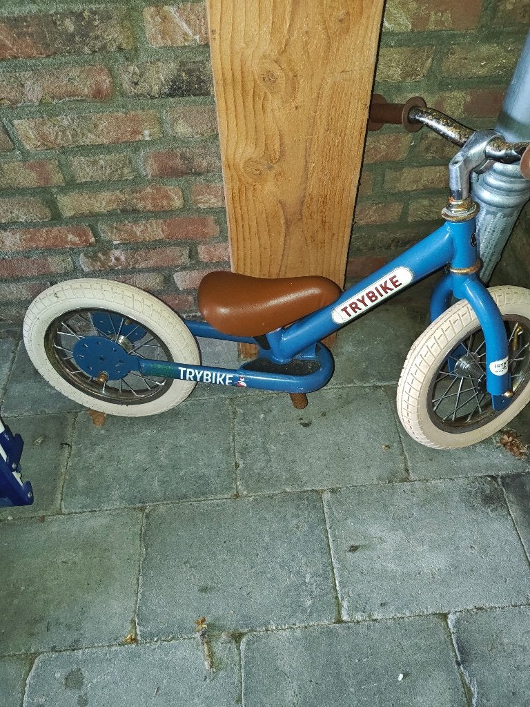 Try bike blauw, Ophalen, Gebruikt, Loopfiets
