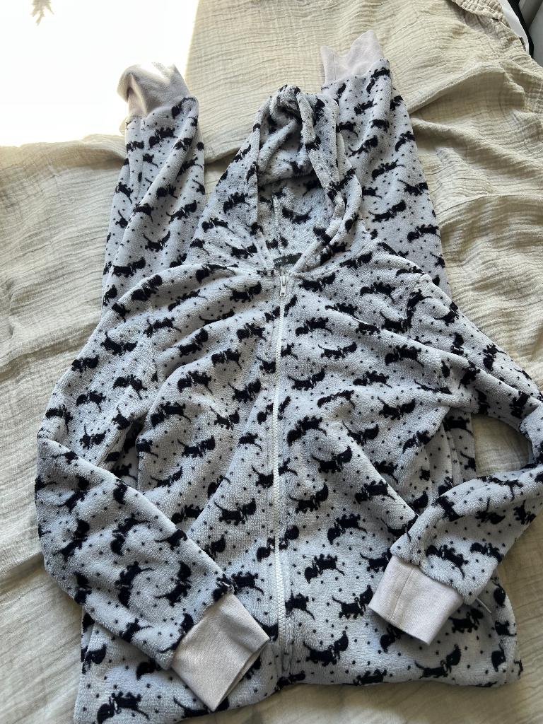 grijze takkie onesie maat s, Kleding | Dames, Huispakken, Ophalen of Verzenden, Zo goed als nieuw, Maat 36 (S), Grijs