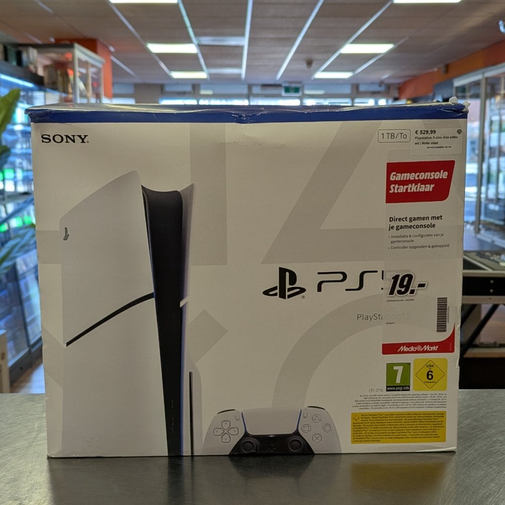 Playstation 5 slim disk editie wit | Nette staat, Sony, Zo goed als nieuw, Support@sony.com, 1-7-1 Konan, Minato-ku
Tokyo 108-0075
Japan