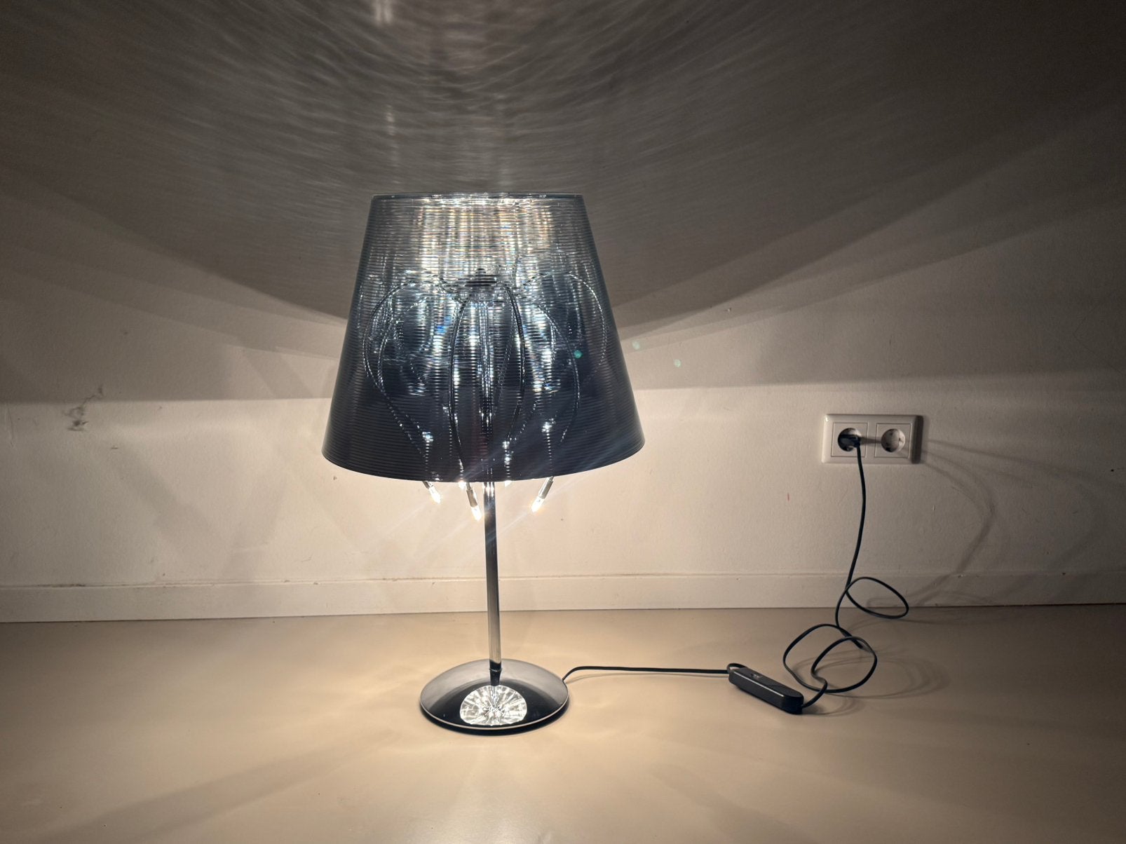 Samengestelde lamp | Philippe Starck FLOS Miss K Ktripe kap, Ophalen, Overige merken, Met schakelaar, Metaal