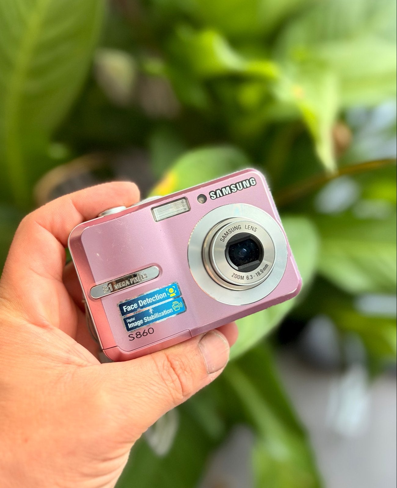 Y2K Samsung S860 Compactcamera Roze 8.1 Megapixels, Audio, Tv en Foto, Ingebouwde flitser, Gebruikt, Ophalen of Verzenden, Compactcamera