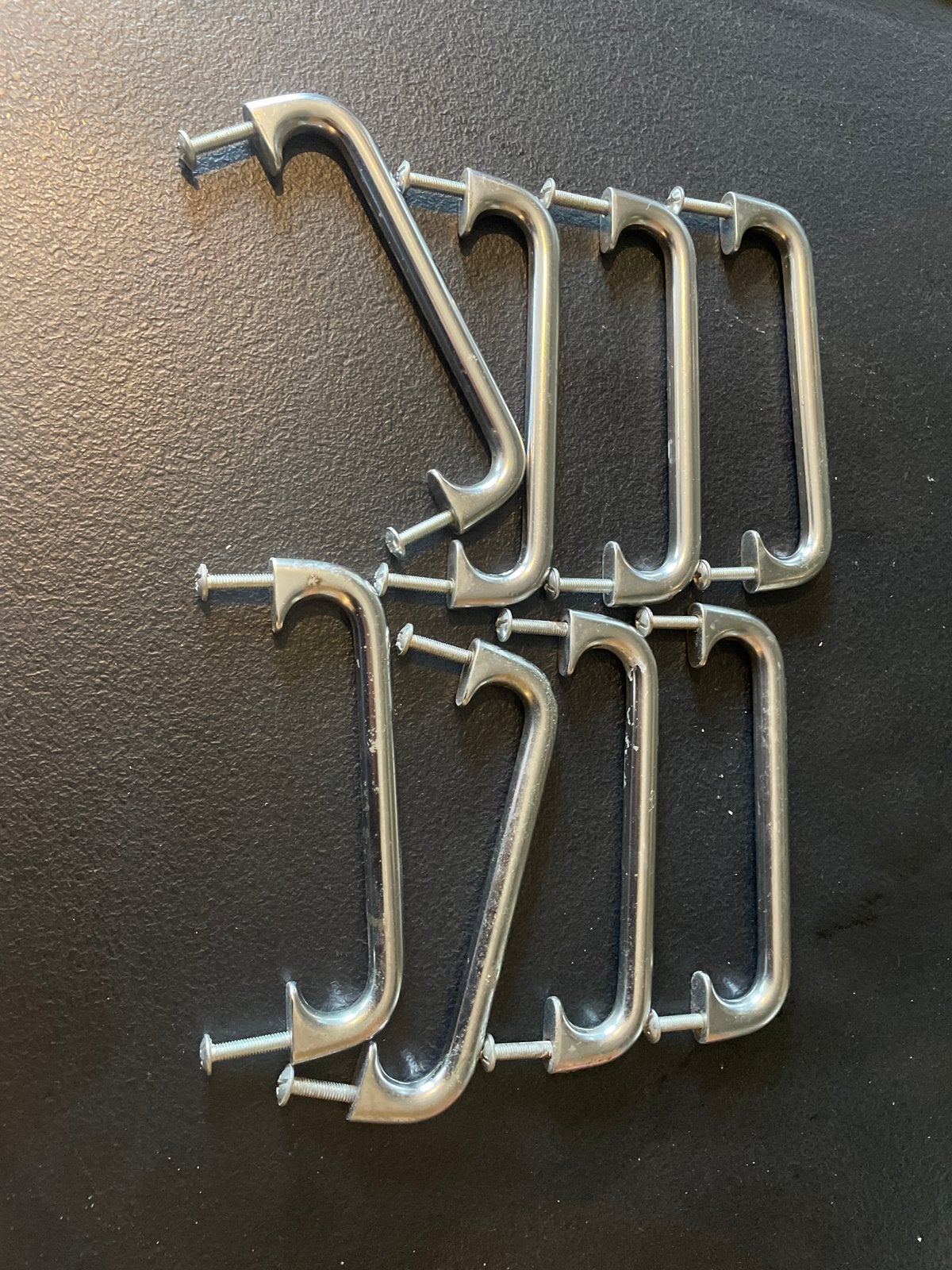 Set van 8 metalen kastgrepen voor een Bribus keuken, Ophalen of Verzenden, Zo goed als nieuw, Minder dan 50 mm, Overige typen