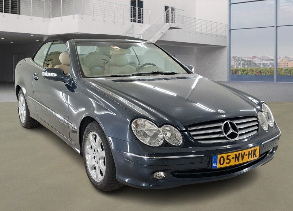 Mercedes-Benz CLK-klasse Cabrio 200 K. Elegance 57.800 km +N, Auto's, Achterwielaandrijving, Gebruikt, 4 cilinders, Cabriolet