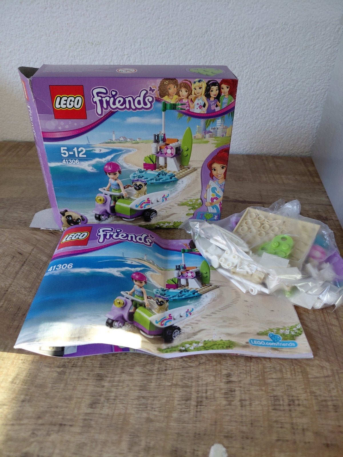 Lego Friends 41306 Mia's strandscooter, Ophalen of Verzenden, Zo goed als nieuw