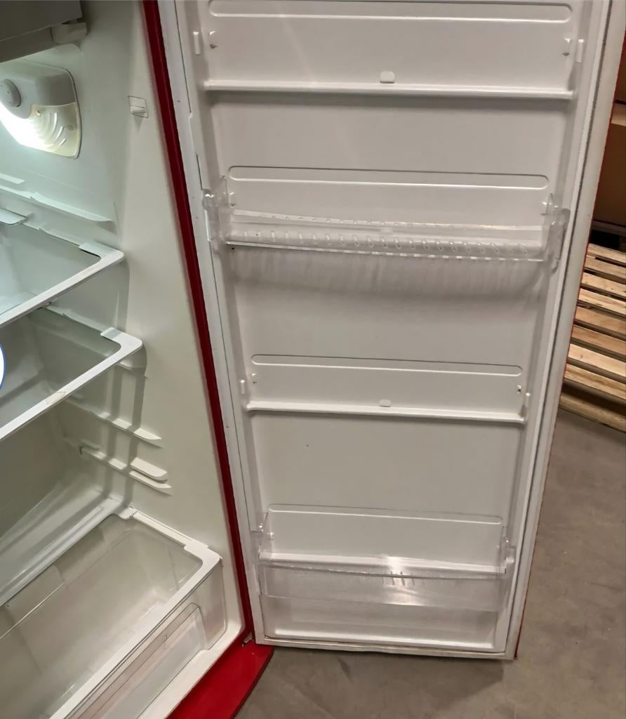 Retro koelkast Rood Inventum, Ophalen